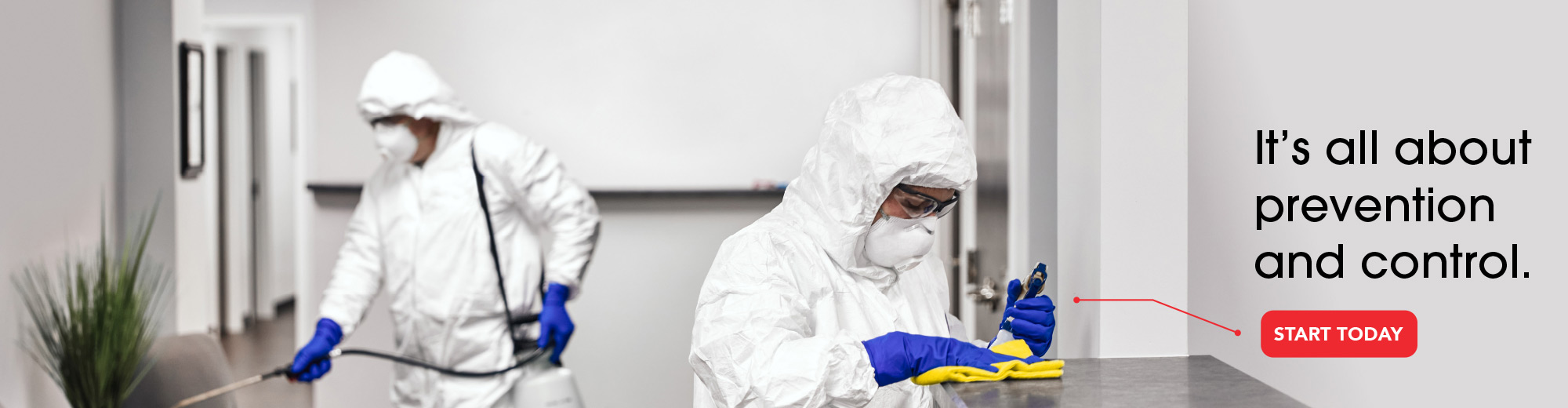 Cleaners with Prevention and Control Protective gear sanitising surfaces 
